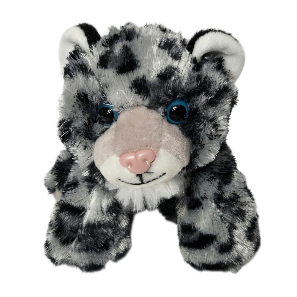 Wild Republic Snow Leopard Cub Mini Cuddlekins Plush 7" Baby Big Cat‎ Winter
